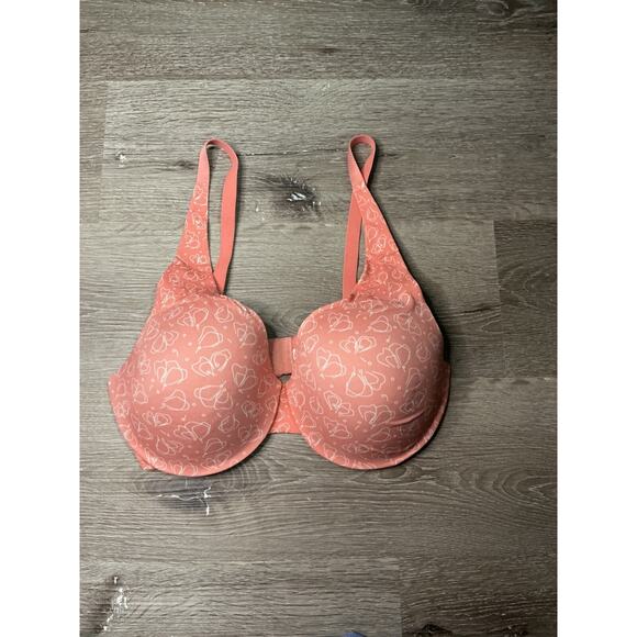 Warners Bra 40D Pink Padded T-Shirt Adjustable Straps Intimates - Picture 1 of 7